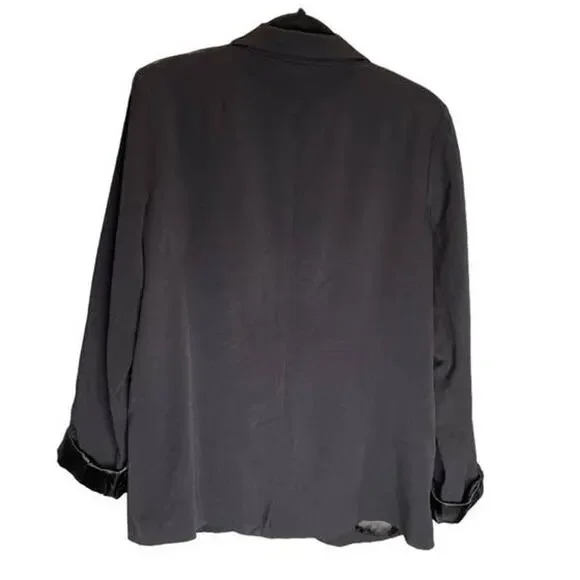 Silence + Noise Black Blazer Coat - Size Large - Picture 2 of 4